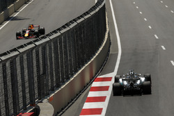 Lewis Hamilton, Mercedes-Benz F1 W08 and Max Verstappen, Red Bull Racing RB13