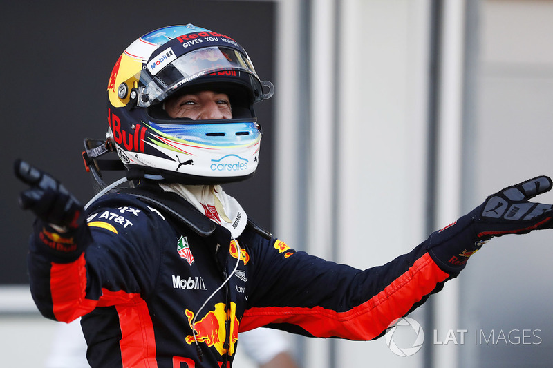 Yarış galibi Daniel Ricciardo, Red Bull Racing, parc ferme