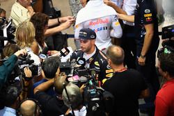 Daniel Ricciardo, Red Bull Racing talks to the media