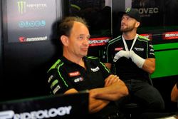 Tom Sykes, Kawasaki Racing, après son accident