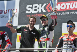 Podium : le vainqueur Jonathan Rea, Kawasaki Racing