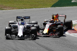 Felipe Massa, Williams FW40, Max Verstappen, Red Bull Racing RB13, battle for position