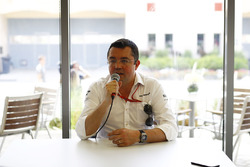 Eric Boullier, Racing Director, McLaren, holds a Press Conference
