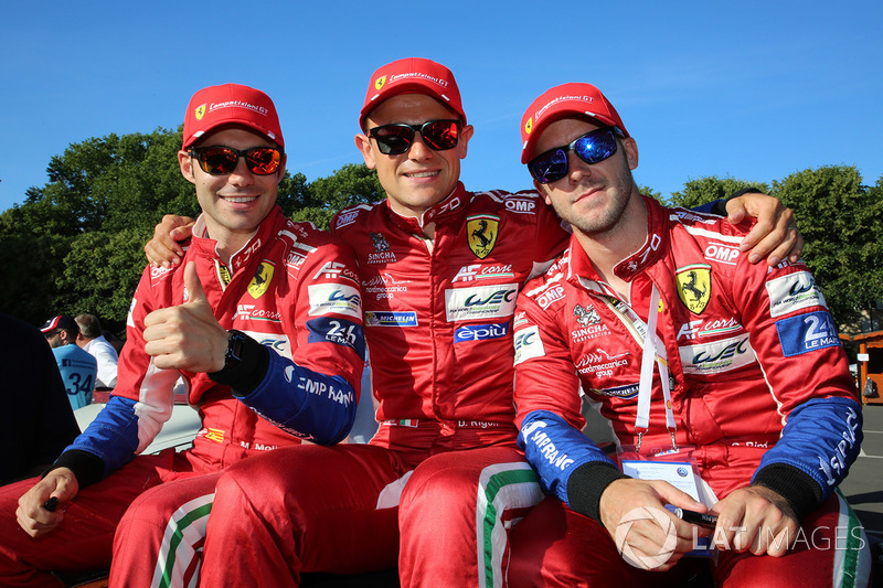 Davide Rigon, Sam Bird, Miguel Molina, AF Corse