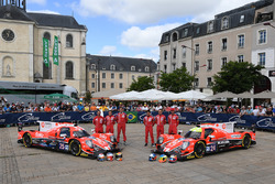 #25 CEFC Manor Oreca 07 Gibson: Roberto Gonzalez, Simon Trummer, Vitaly Petrov, #24 CEFC Manor Oreca
