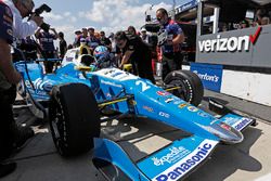 Le poleman Takuma Sato, Andretti Autosport Honda