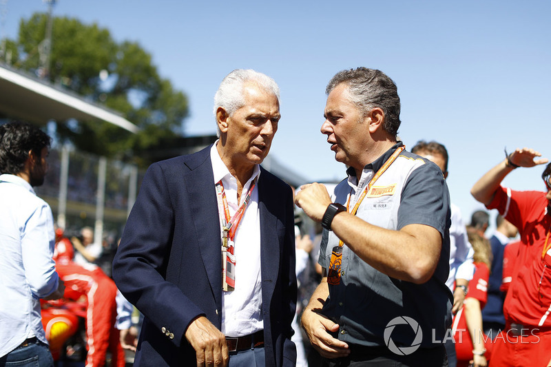 Marco Tronchetti Provera and Mario Isola of Pirelli