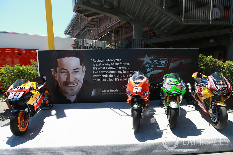 Tributo Nicky Hayden en todas las motos