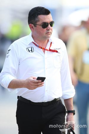 Eric Boullier, directeur de la compétition de McLaren