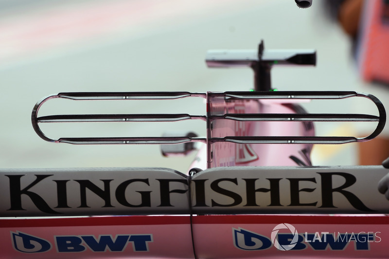 Sahara Force India VJM10 arka kanat detay