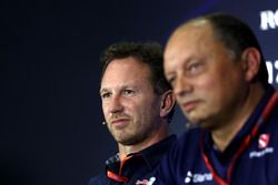 Christian Horner, Team Principal Red Bull Racing nella conferenza stampa