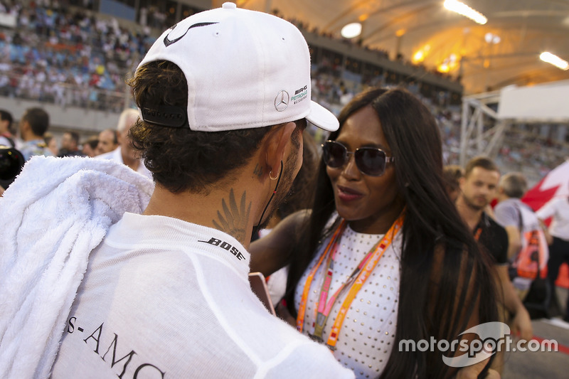 Naomi Campbell, Lewis Hamilton, Mercedes AMG