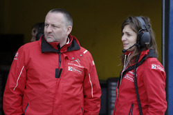 Claire Magnan, Team manager Citroen Racing et Yves Matton, Directeur de Citroen Racing