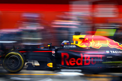 Daniel Ricciardo, Red Bull Racing pendant un arrêt aux stands