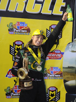 Top Fuel winner Leah Pritchett