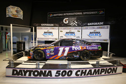 The car of Denny Hamlin, Joe Gibbs Racing Toyota