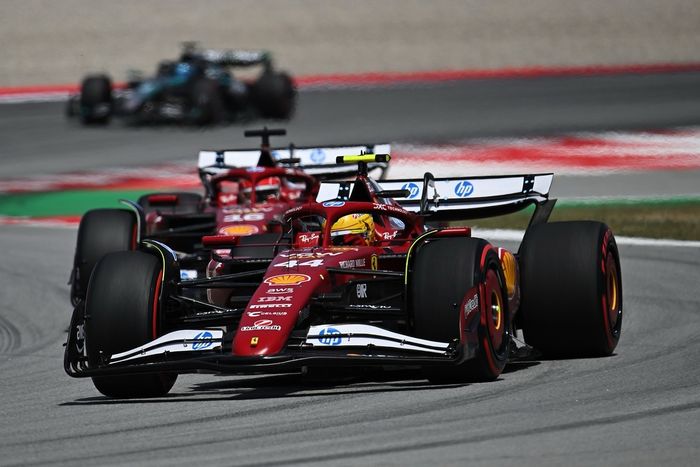 Charles Leclerc, Ferrari, Lewis Hamilton