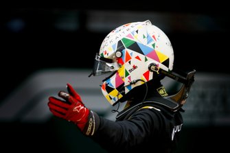 Le vainqueur Jack Aitken, Campos Racing fête sa victoire dans le Parc Fermé