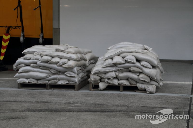 El circuito de Suzuka se prepara para la llegada del tifón Hagibis