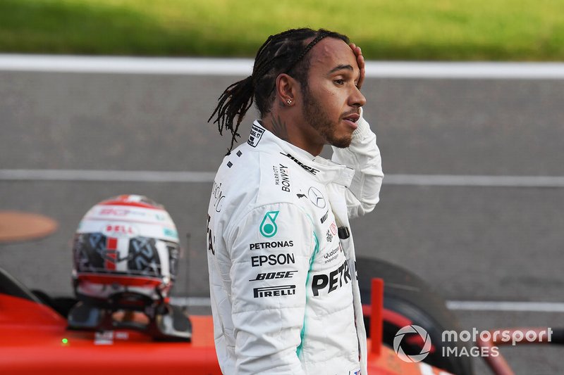 Lewis Hamilton, Mercedes AMG F1, after Qualifying
