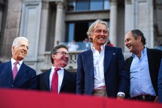 Piero Lardi Ferrari, Luca di Montezemolo, e Gerhard Berger