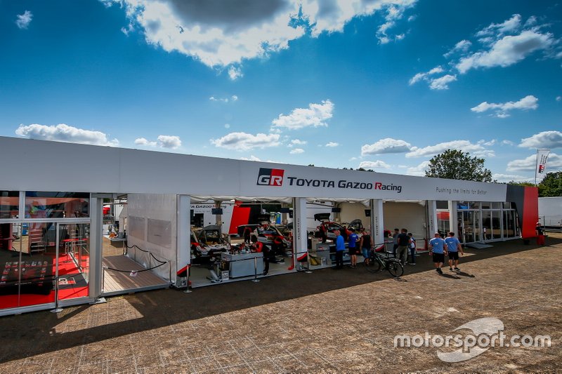 Toyota Gazoo Racing WRT team area