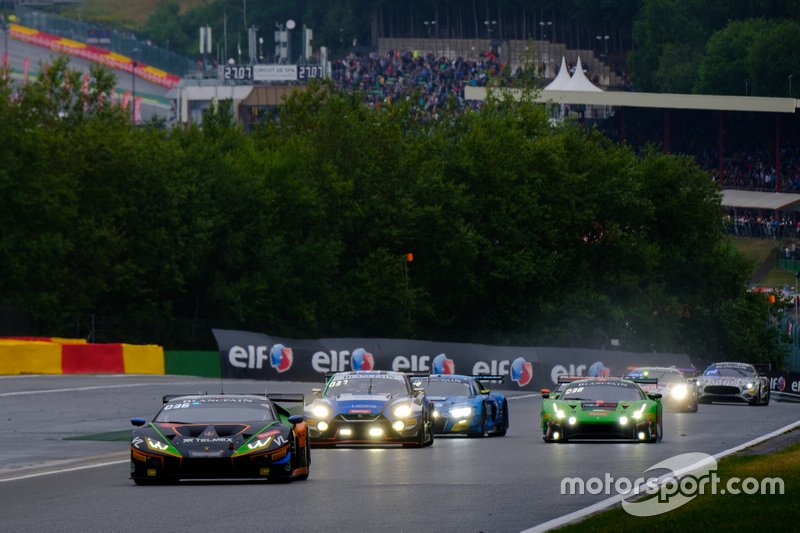 #555 Orange 1 FFF Racing Team Lamborghini Huracan GT3 2019: Michele Beretta, Taylor Proto, Diego Menchaca, Giacomo Altoè