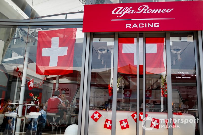 Hospitality de Alfa Romeo Racing