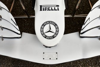 Mercedes AMG F1 W10 front wing detail