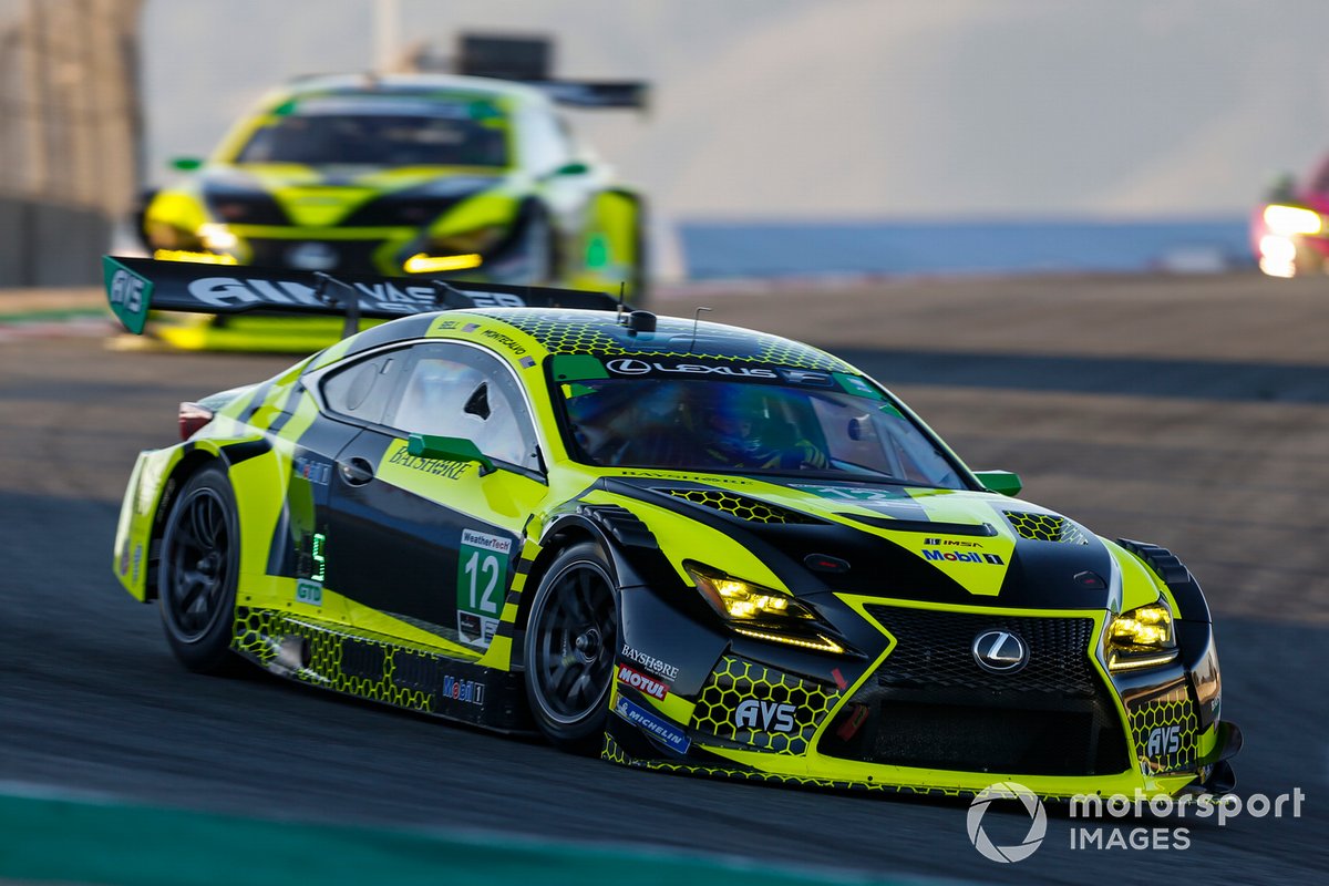 #12 AIM Vasser Sullivan Lexus RC-F GT3, GTD: Frankie Montecalvo, Townsend Bell