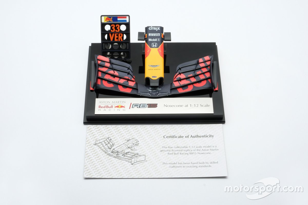 Amalgam RB15 neus schaal 1:12, Max Verstappen