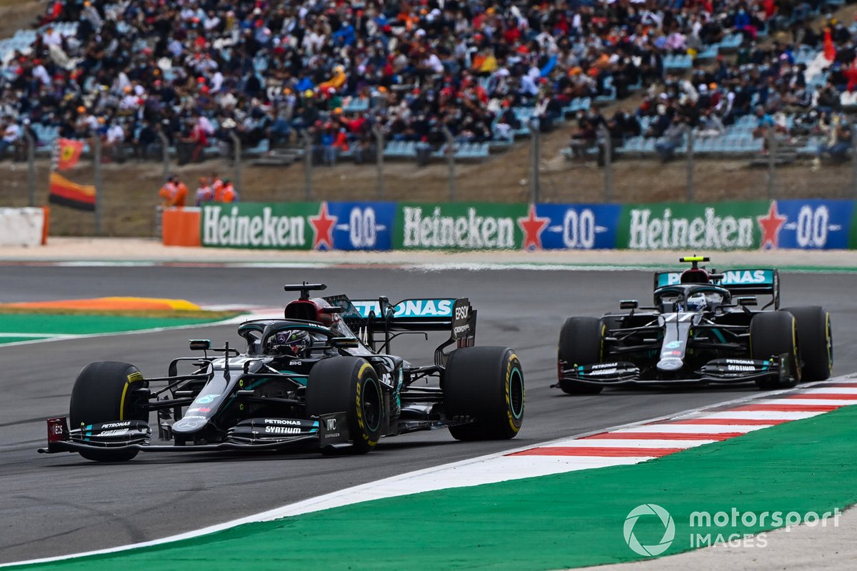Lewis Hamilton, Mercedes F1 W11, Valtteri Bottas, Mercedes F1 W11