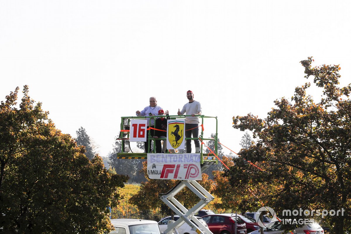 Fans en Imola