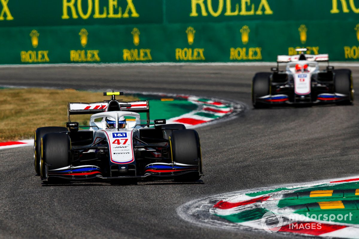 Mick Schumacher, Haas VF-21, Nikita Mazepin, Haas VF-21