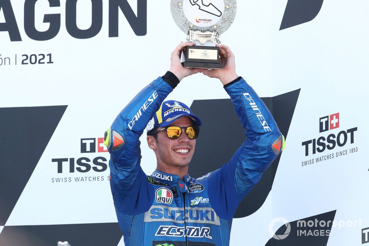 Podio: tercer lugar Joan Mir, Team Suzuki MotoGP