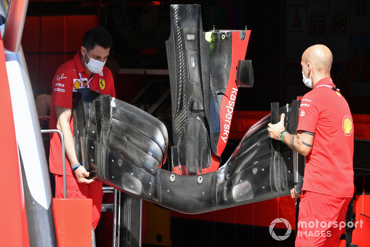 Ferrari SF21: Frontflügel