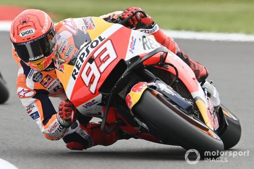 Marquez had to have eyes cleaned after massive Silverstone MotoGP crash
