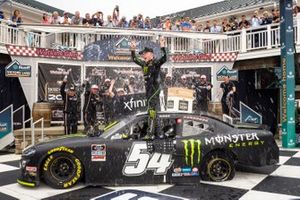 Race winner Ty Gibbs, Joe Gibbs Racing, Toyota Supra Monster Energy