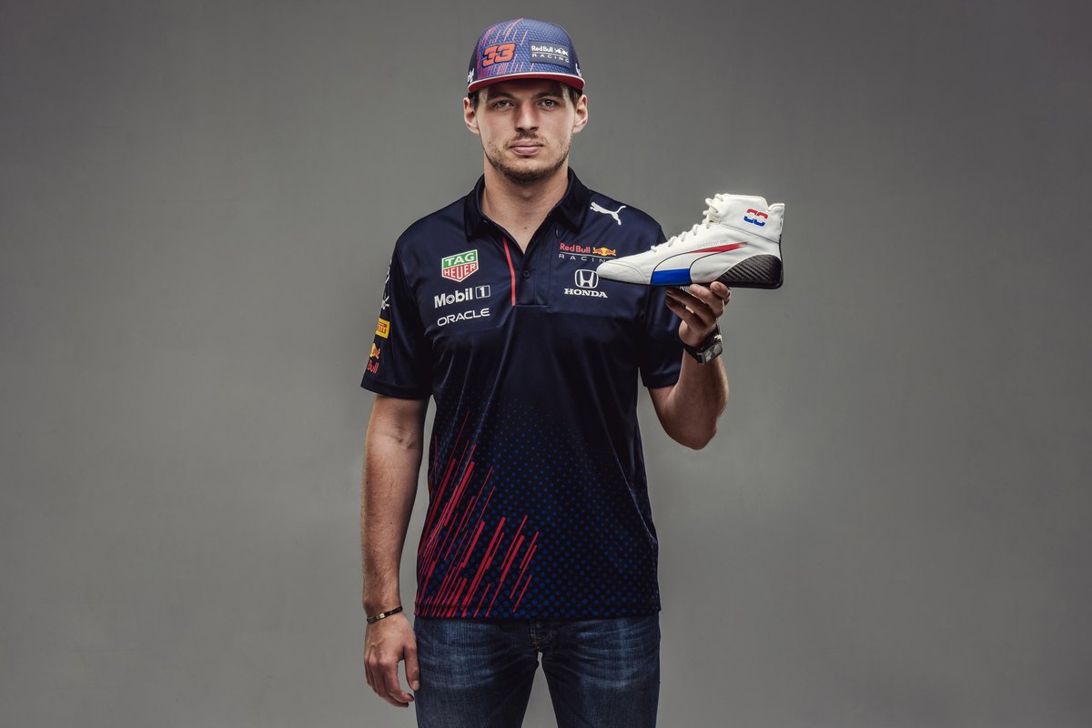 Max Verstappen, Red Bull Racing met Dutch GP schoen