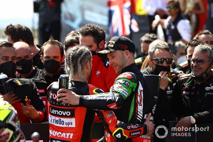 Álvaro Bautista, Aruba.it Racing Ducati, Jonathan Rea, Kawasaki Racing Team WSBK