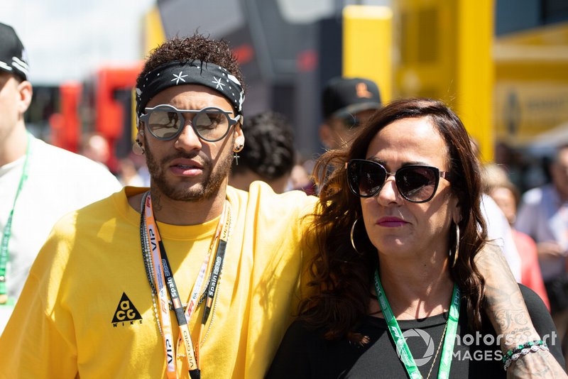Neymar jr in the paddock