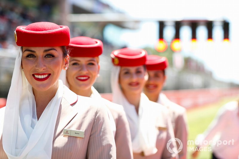 Бортпроводницы авиакомпании Emirates