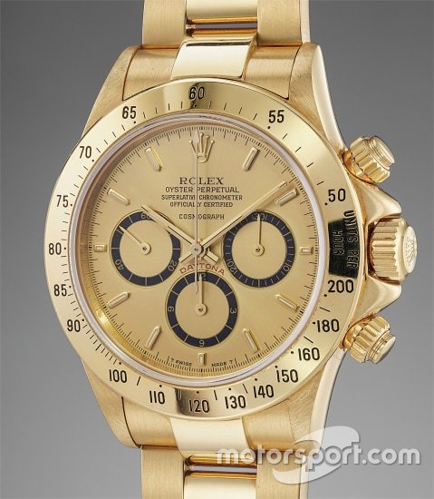 Rolex Daytona dado por Ayrton Senna a Angelo Parrilla