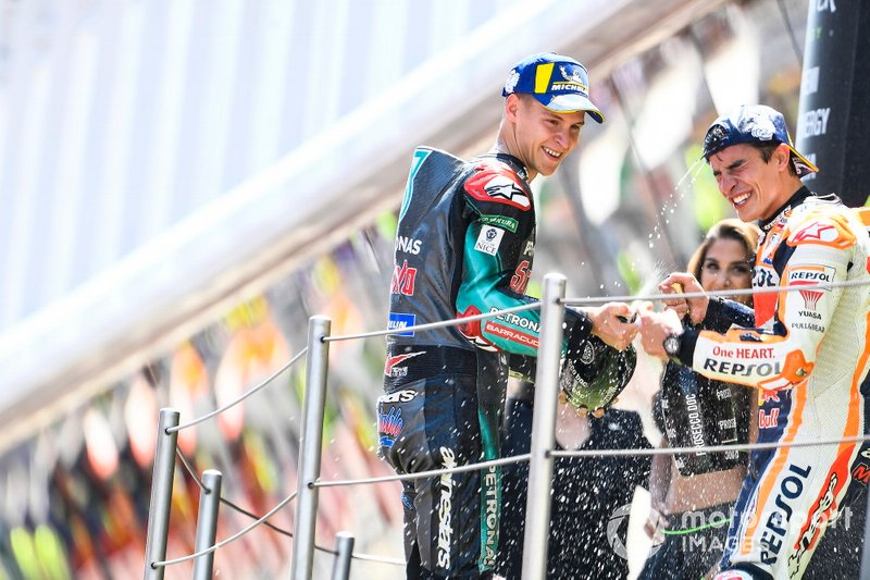 Fabio Quartararo, Petronas Yamaha SRT, Marc Marquez, Repsol Honda Team