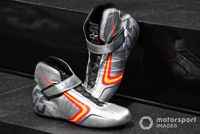 Botas únicas Alpine Stars de Carlos Sainz Jr., McLaren