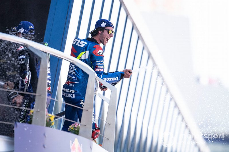 Podium: Second place Alex Rins, Team Suzuki MotoGP