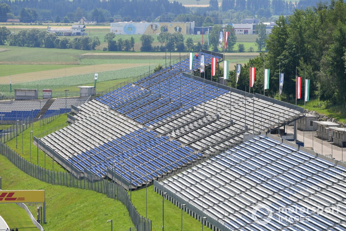 Les tribunes vides