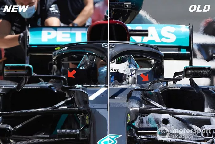 Comparación del Mercedes W11