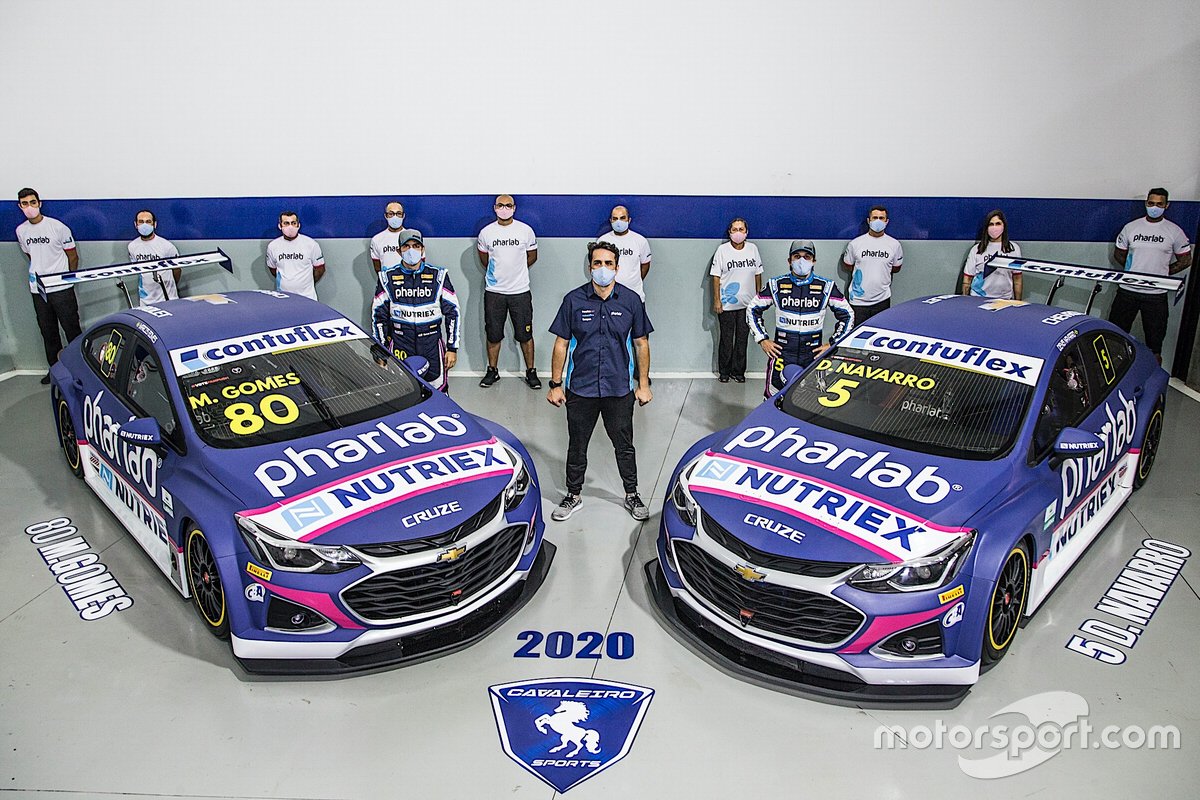 Lançamento dos carros da Cavaleiro Sports para a temporada 2020 da Stock Car, com Marcos Gomes e Denis Navarro