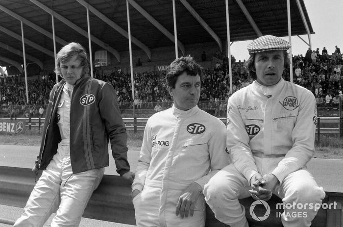 Ronnie Peterson, March 711 Ford, Alex Soler-Roig, March 711 Ford, Nanni Galli, March 711 Ford